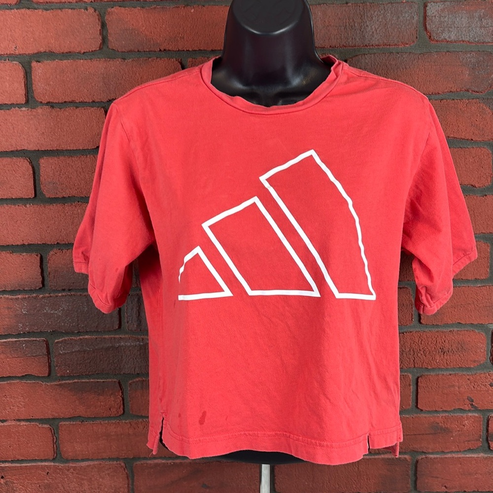 Adidas Shirt Womens‎ Large Red